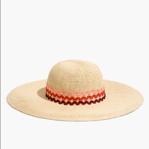 Madewell Floppy Straw Hat with Detail